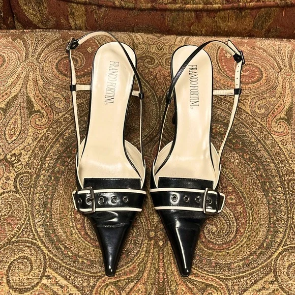 Franco Fortini Slingbacks 6M - Picture 2 of 7